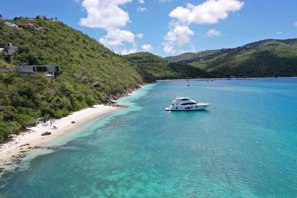 Sailfish Villa Luxury Beachfront Estate Magens Bay Cruz Bay Esterno foto