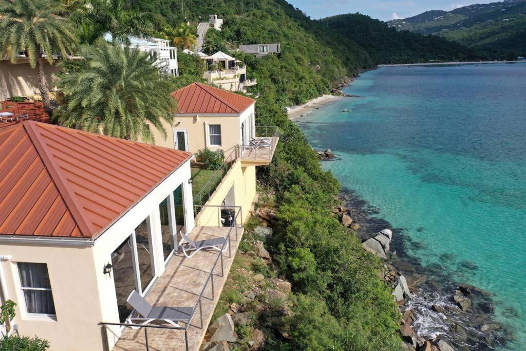 Sailfish Villa Luxury Beachfront Estate Magens Bay Cruz Bay Esterno foto