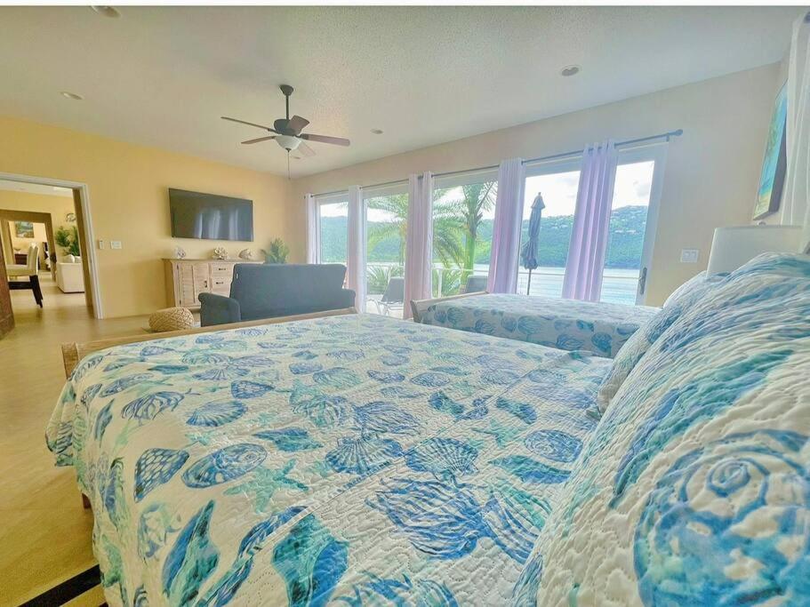 Sailfish Villa Luxury Beachfront Estate Magens Bay Cruz Bay Esterno foto