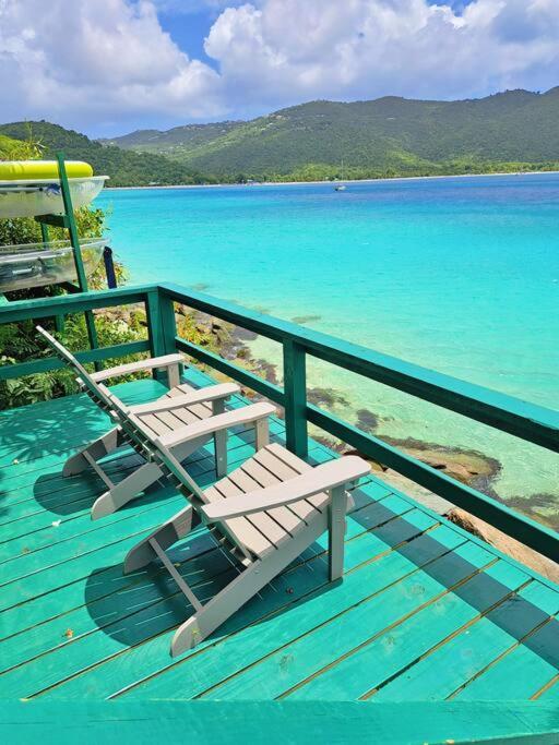 Sailfish Villa Luxury Beachfront Estate Magens Bay Cruz Bay Esterno foto