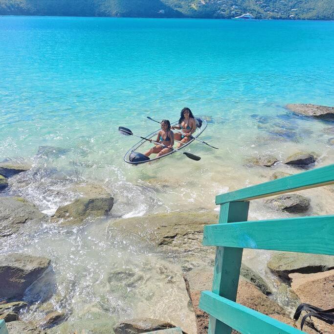 Sailfish Villa Luxury Beachfront Estate Magens Bay Cruz Bay Esterno foto