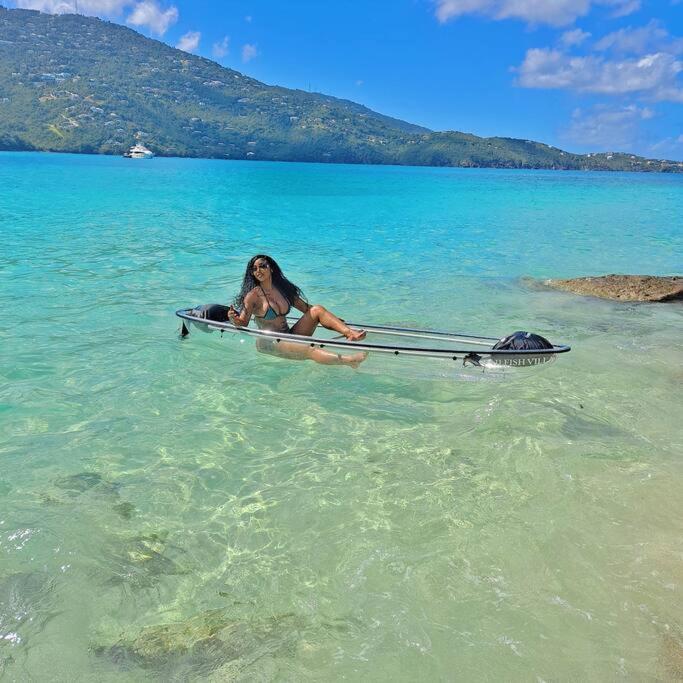 Sailfish Villa Luxury Beachfront Estate Magens Bay Cruz Bay Esterno foto